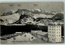 8835 Feusisberg 1915 - Etzel-Kulm Vrenelisgärtli Glärnisch Bächistock Wappen