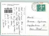 7522 La Punt-Chamues-ch 1967 - Chamues-ch mit Piz Mezaun