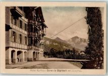 3655 Sigriswil Gebrauchsspuren Hotel Kurhaus Bären mit Jungfrau