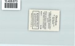 8953 Dietikon - Vignette Wappen Kaffee Hag ca 1920-1940 Lilie