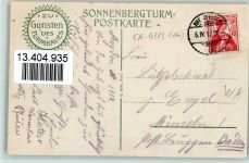 4313 Möhlin Riburg Künstlerkarte Aussichtsturm Sonnenberg sign. Franz Herding