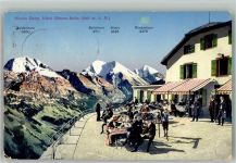 Niesen Foto AK Hotel Niesen-Kulm Niesen Bahn