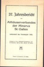 9000 St. Gallen S. Gallo KEINE AK Jahresbericht A.H.V Minerva 1925