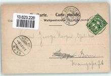 3672 Oberdiessbach 1901 Lithographie Hotel zum Löwen