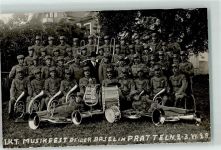 4133 Pratteln 1928 Privatfoto AK Musikfest beider Basel