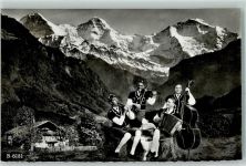 3801 Jungfraujoch Gebrauchsspuren Musikkapelle Eiger Mönch Jungfrau