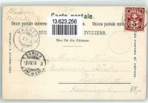 Albishorn 1899 Lithographie Gasthaus Albishorn Hasen