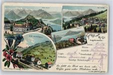 6410 Rigi Klösterli - Vierwaldstättersee, Rigi Kulm, Rigi Kaltbad, Rigi Känzeli