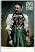 1907 - Unterwalder Trachtenmädchen