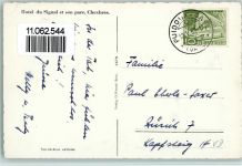 1071 Chexbres - Hotel du Signal et son parc Luftaufnahme