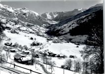 7242 Luzein - Gesamtansicht, Klosters, Silvrettagruppe, Pischahorn