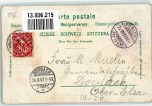 8000 Zürich 1897 - Bahnhof Theater Polytechnikum