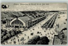 8000 Zürich 1905 - Bahnhof Eidg Sängerfest