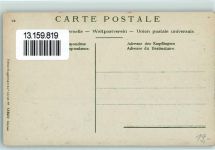 Prägedruck Depart pour les Alpes AK