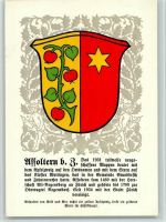 8910 Affoltern am Albis Künstlerkarte Zürcher Gemeindewappen Serie XXIX Nr. 145