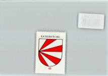 5466 Kaiserstuhl AG - Vignette Wappen Kaffee Hag ca 1920-1940