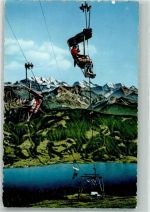 Niederhorn Foto AK Seilbahn