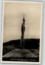 Pfannenstiel Foto AK Denkmal Zücher Wehrmänner auf der Forch