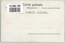 6760 Faido Lithographie Hotel und Pension Bahnhof