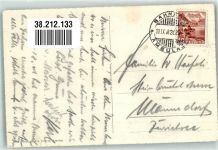 6475 Bristen 1948 Foto AK Bahnpost Zug 2629