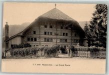 1658 Rossinière Foto AK Hotel Le Grand Chalet