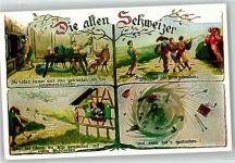Die alten Schweizer Humorkarte