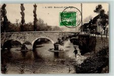 2926 Boncourt 1913 - Pres Delle Bahnlinie Eisenbahn