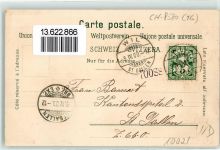 8580 Amriswil Gebrauchsspuren Kirche Schloss Hagenweil Lithographie