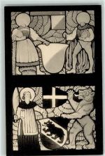 Ifleter Berg - 2 Standesscheiben Zürich und Bern aus dem Soldatenhaus General Wille