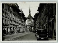 3000 Bern Berne - Marktgasse mit Zeitglockenturm Oldtimer