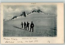 Champex 1903 Gebrauchsspuren Aiguilles du Tour