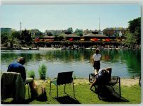 4142 Münchenstein - Stiftung im Grünen Restaurant Seegarten mit Albansee