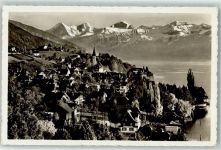 3652 Hilterfingen - Eiger Mönch Jungfrau Feldpost KP 1 74