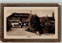 4313 Möhlin 1912 Gebrauchsspuren Prägedruck Hotel Soolbad Sonne Passepartout Rahmen