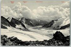 Finsteraarhorn - Frühstücksplatz Wasserhorn Triftgrat Fieschergletscher