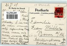 8730 Uznach 1928 Gebrauchsspuren St. Martin