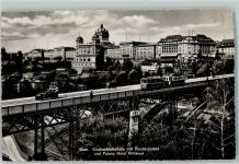 3000 Bern Berne - Kirchenfelsbrücke Bundeshaus Straßenbahn