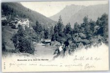 1923 Les Marécottes - Landschaft