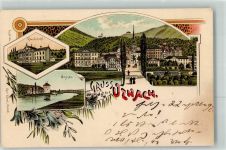 8730 Uznach Lithographie Krankenasyl Grynau Verlag Künzli Nr 504