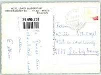 3672 Oberdiessbach Gebrauchsspuren Hotel Löwen Fliegeraufnahme Foto AK