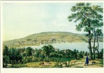 sign H. Keller - Zürich, von der Enge aus gesehen, sehr gute Erhaltung AK Pro Infirmis Schweiz 1944 Künstlerkarte