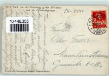 8134 Adliswil - Blick gegen den Zürichsee und Glärnischgruppe von der Felsenegg