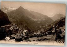 1925 Finhaut Foto AK Kirche