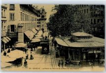 1200 Genève Genf - La Place du Molard et le Marche aux Fleurs