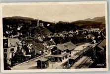 8134 Adliswil Foto AK Bahnhof Eisenbahn