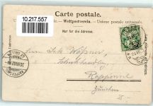 6314 Unterägeri 1902 Gebrauchsspuren Schulsanatorium und Privatanstalt für Kinder von Dr. med. J. Hürlimann am Ägerisee