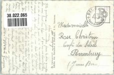 2732 Reconvilier Foto AK Fliegeraufnahme Feldpost Det.DC. 43