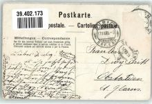 8000 Zürich 1905 Gebrauchsspuren Eidg Sängerfest Festhütte