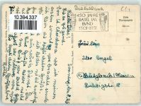 St Chrischona - Kirche Sonderstempel 450 Jahre Basel im BVND 1951 Fliegeraufnahme