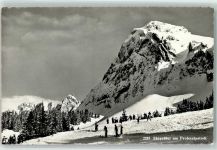 6433 Stoos SZ - Winter Skifahrer Frohnalpstock